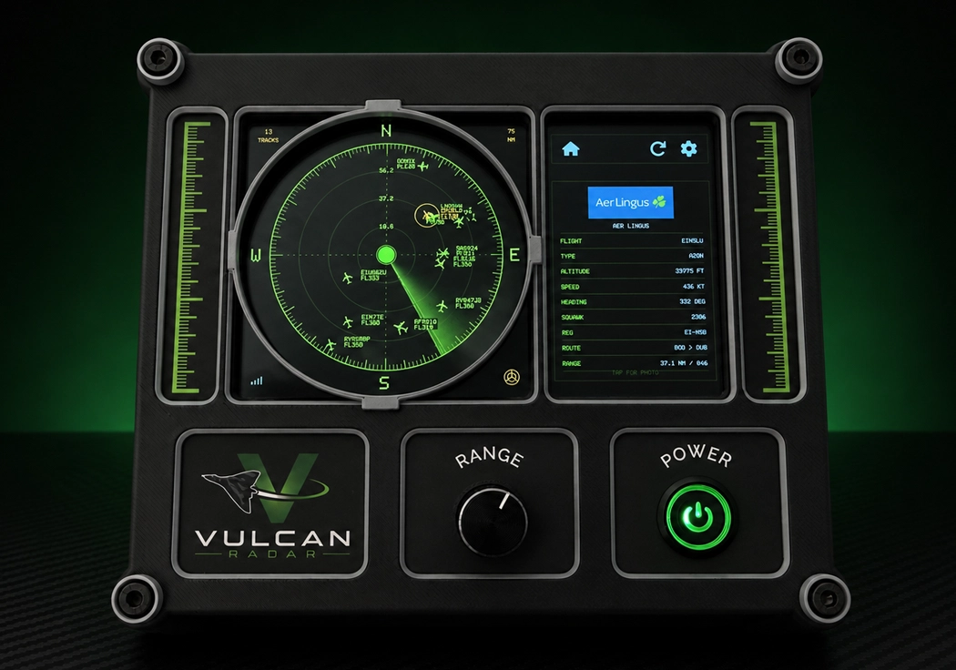Vulcan Radar desktop-enhet — engangskjøp uten abonnement